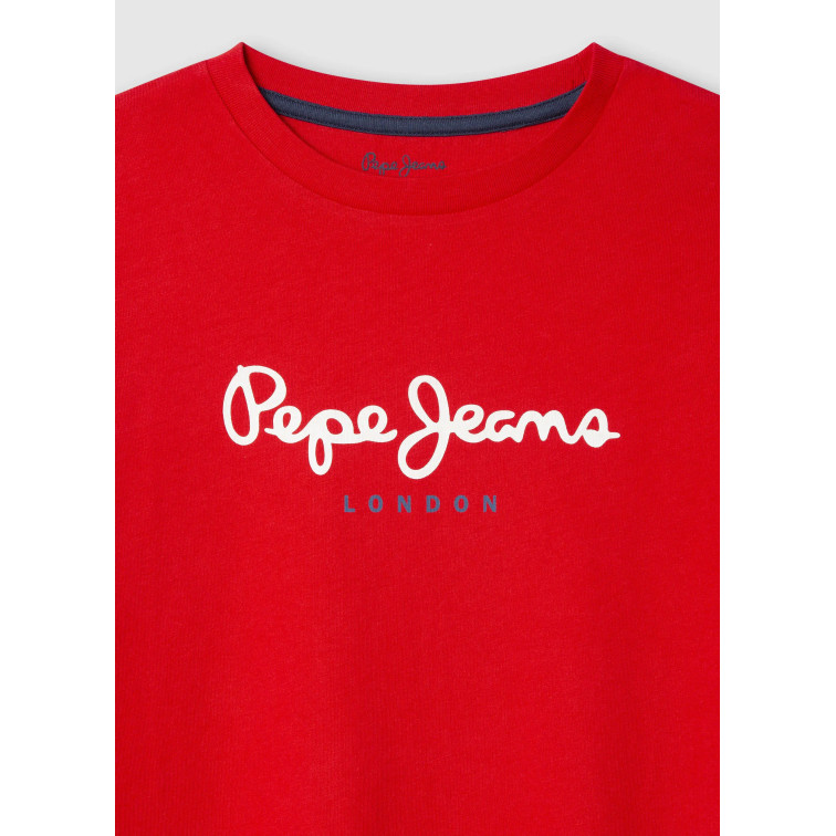 t-shirt garçon  pepe jeans new art