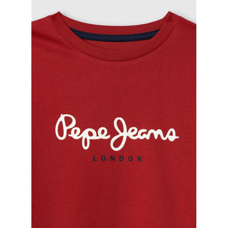 t-shirt garçon  pepe jeans new art