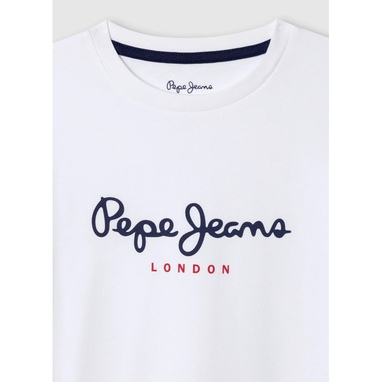 t-shirt garçon  pepe jeans new art
