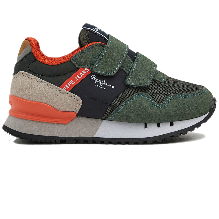 chaussure garçon  pepe jeans london one basic bk