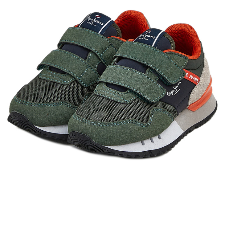 chaussure garçon  pepe jeans london one basic bk