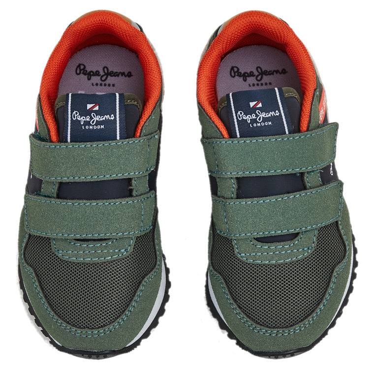 chaussure garçon  pepe jeans london one basic bk