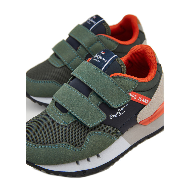 chaussure garçon  pepe jeans london one basic bk