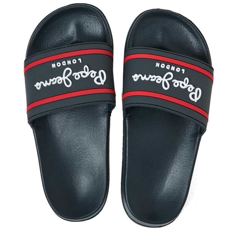tongs unies enfant pepe jeans slider