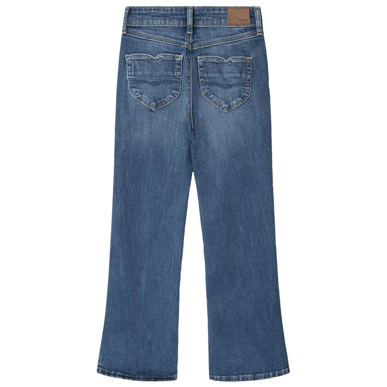 jeans fille  pepe jeans slim fit flare hw willa