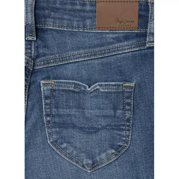 jeans fille  pepe jeans slim fit flare hw willa