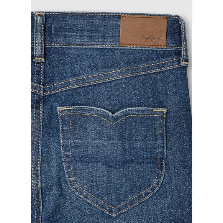 jeans fille  pepe jeans slim flare hw willa