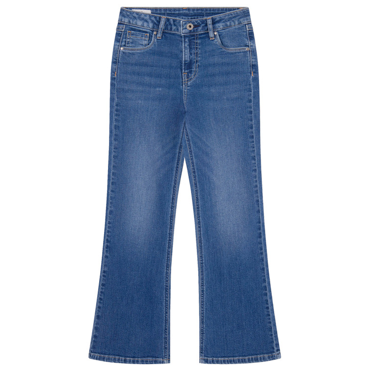 jeans fille  pepe jeans slim fit flare hw jr