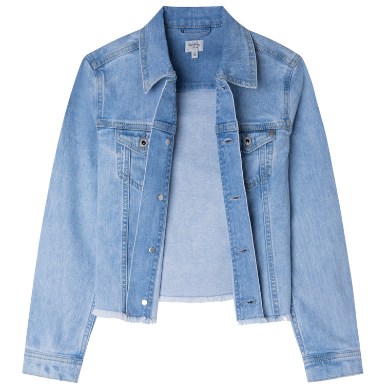 veste en jean fille pepe jeans isa jacket