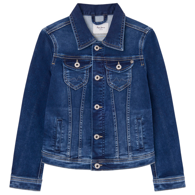 cazadora fille  pepe jeans new berry jacket jr