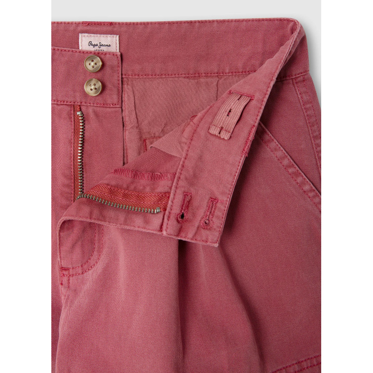 le short fille  pepe jeans ivory shorts