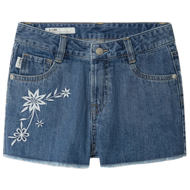 le short fille  pepe jeans a-line short hw patty floral