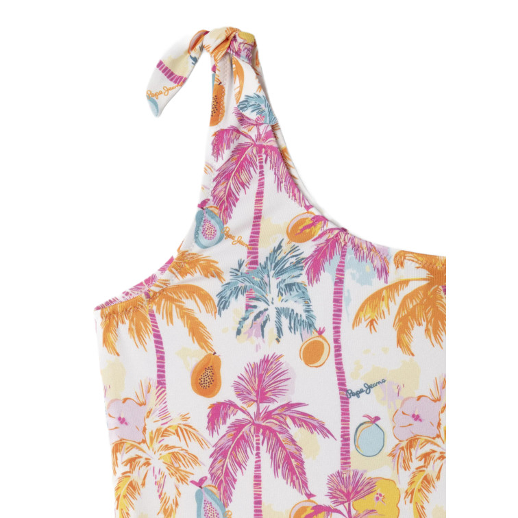 slip de bain fille  pepe jeans tropical asy swimsuit