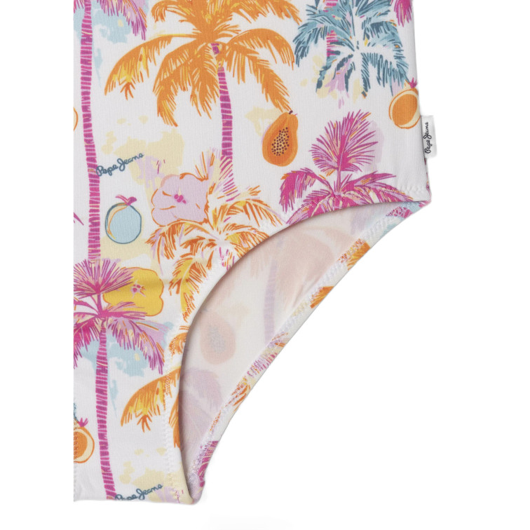 slip de bain fille  pepe jeans tropical asy swimsuit