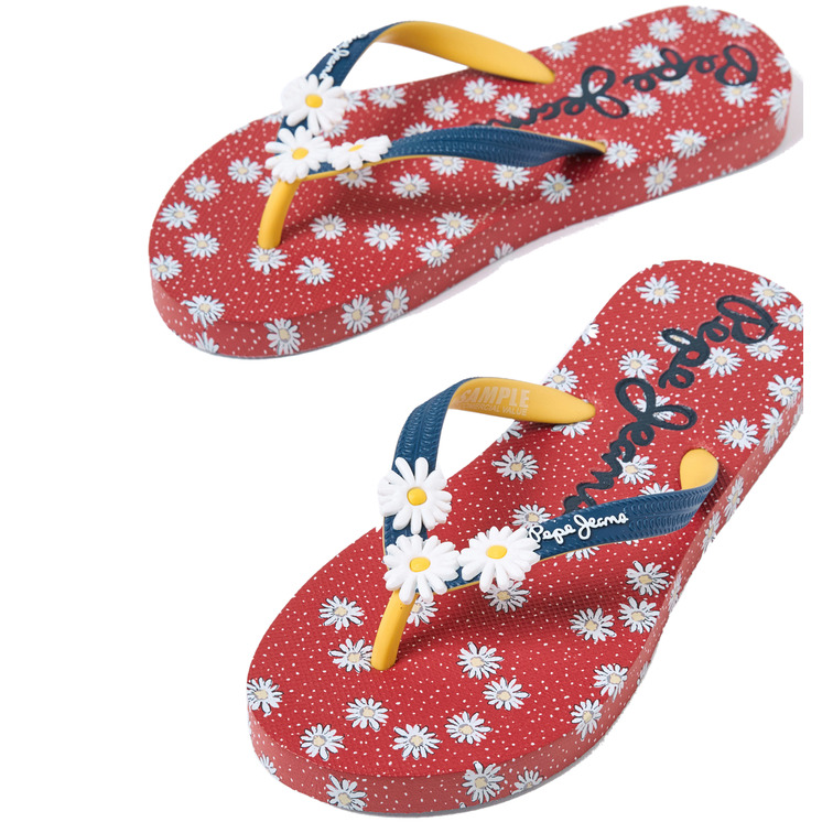 sandales t-bar fille pepe jeans dorset flowers