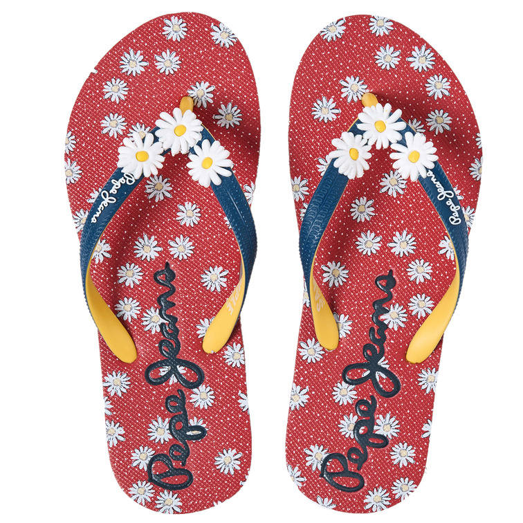 sandales t-bar fille pepe jeans dorset flowers