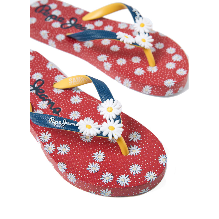 sandales t-bar fille pepe jeans dorset flowers