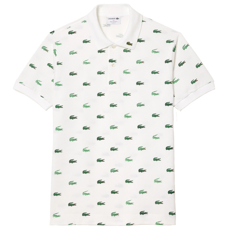 pôle homme  lacoste chemise col bord-cotes manches