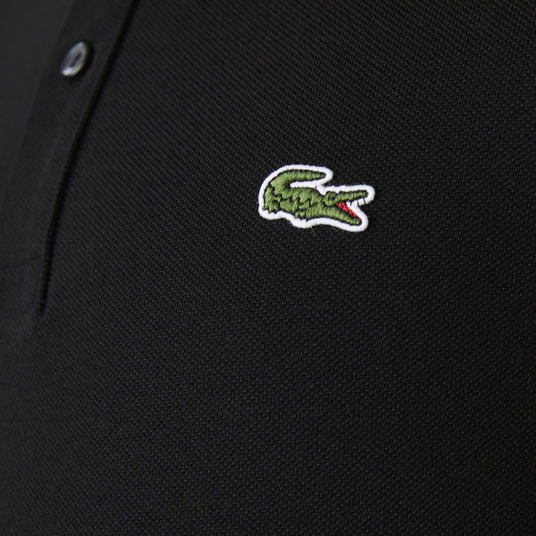 pôle slim fit en petit piqué uni homme lacoste