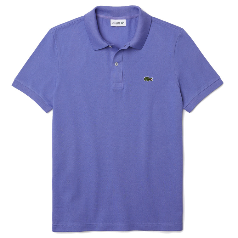 pôle slim fit en petit piqué uni homme lacoste