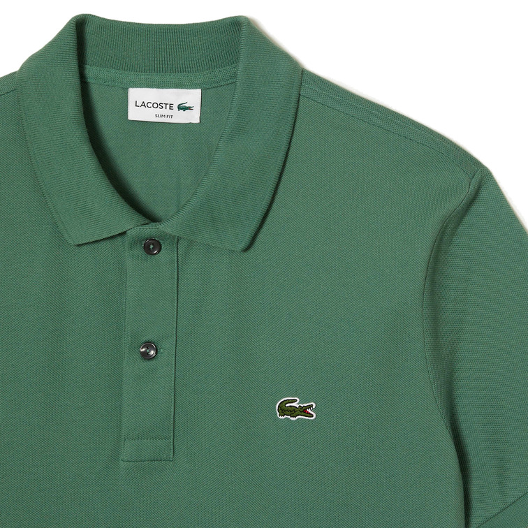 pôle homme  lacoste chemise col bord-cotes manches