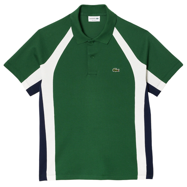 pôle homme  lacoste chemise col bord-cotes manches