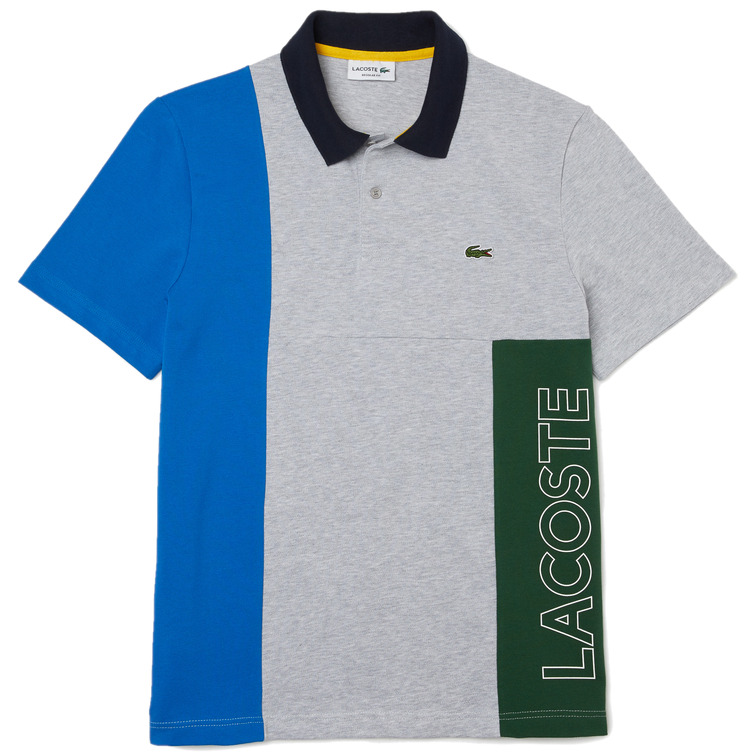 pôle en coton stretch color-block homme lacoste