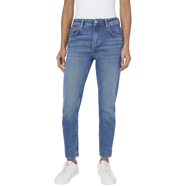 jeans femme  pepe jeans violet