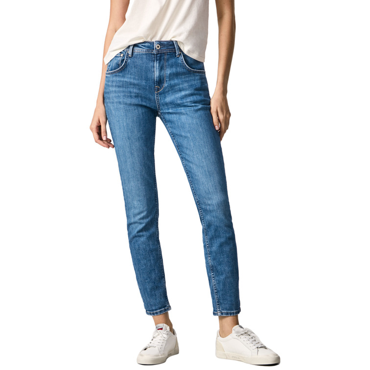 jeans femme  pepe jeans violet