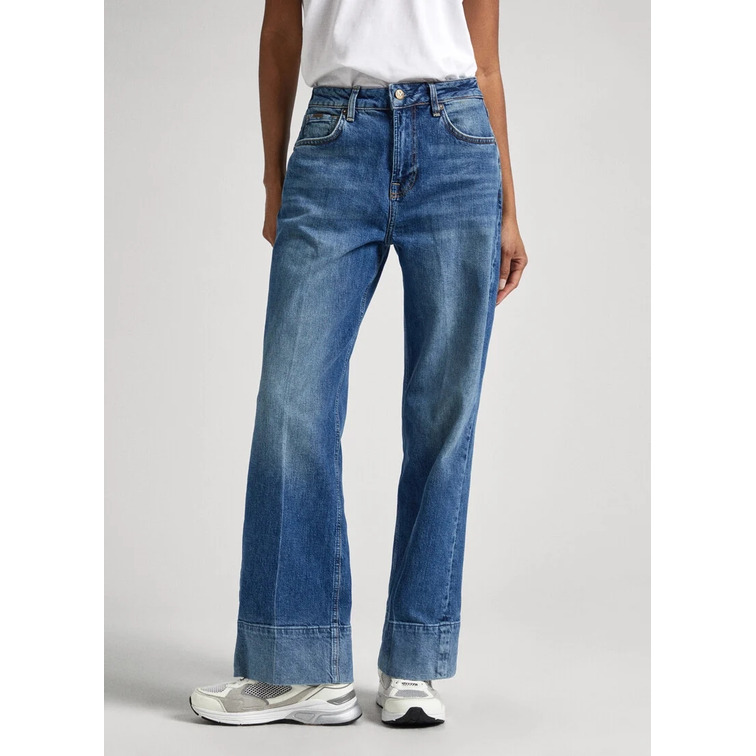 jeans femme  pepe jeans loose st jeans uhw fade