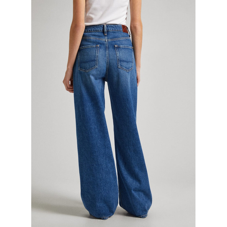 jeans femme  pepe jeans wide leg jeans uhw utility