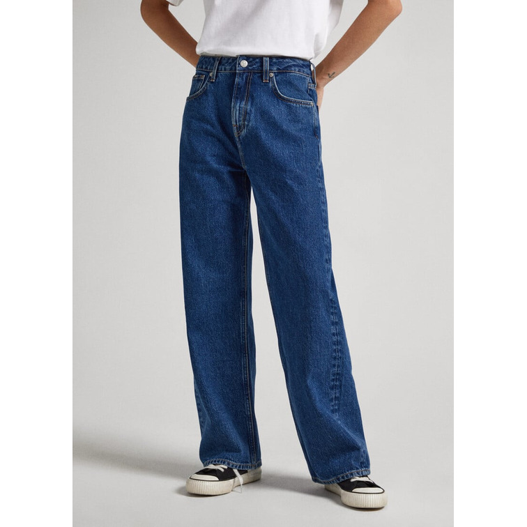 jeans femme  pepe jeans loose st jeans hw i love londo