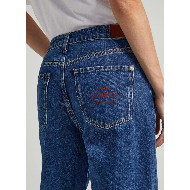jeans femme  pepe jeans loose st jeans hw i love londo