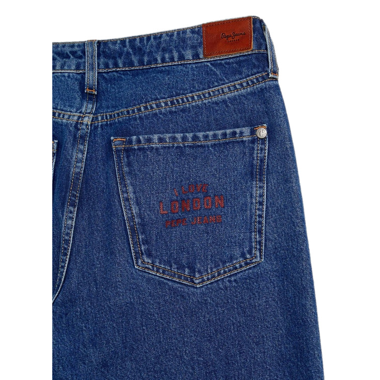 jeans femme  pepe jeans loose st jeans hw i love londo