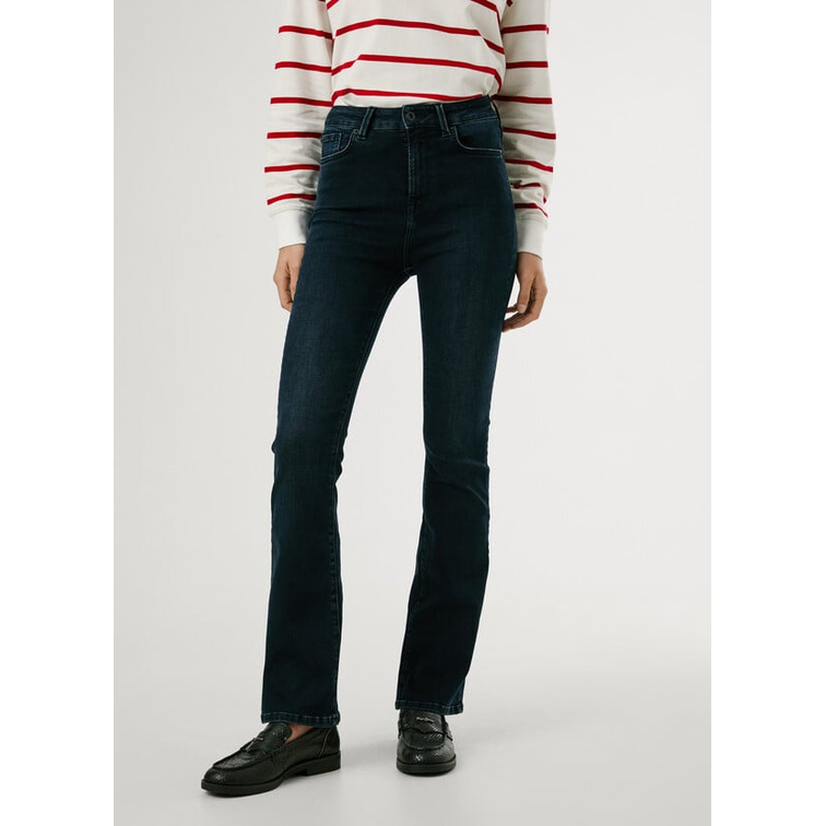jeans femme  pepe jeans flare hw dion