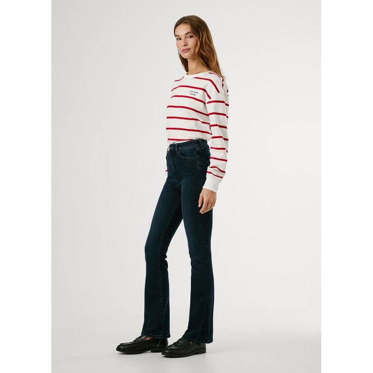 jeans femme  pepe jeans flare hw dion