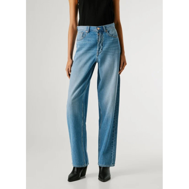 jeans femme  pepe jeans barrel jeans uhw addison