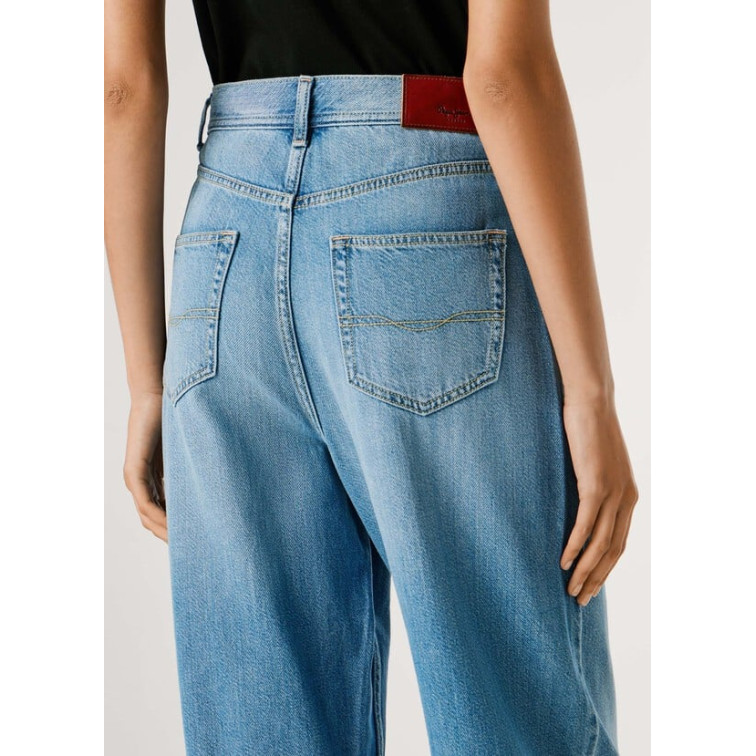jeans femme  pepe jeans barrel jeans uhw addison