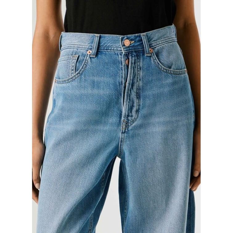 jeans femme  pepe jeans barrel jeans uhw addison