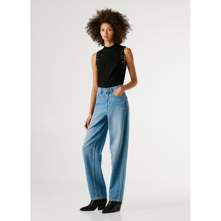 jeans femme  pepe jeans barrel jeans uhw addison