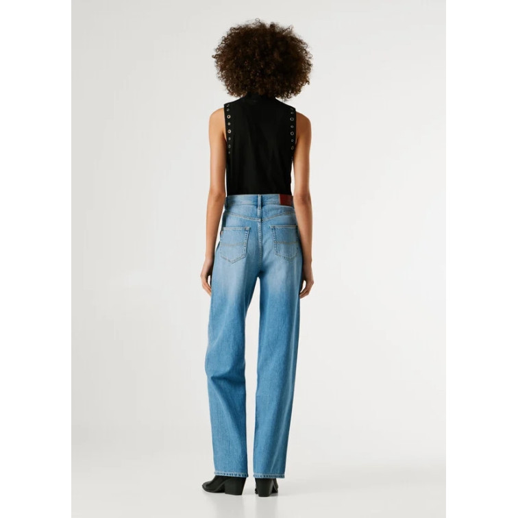 jeans femme  pepe jeans barrel jeans uhw addison