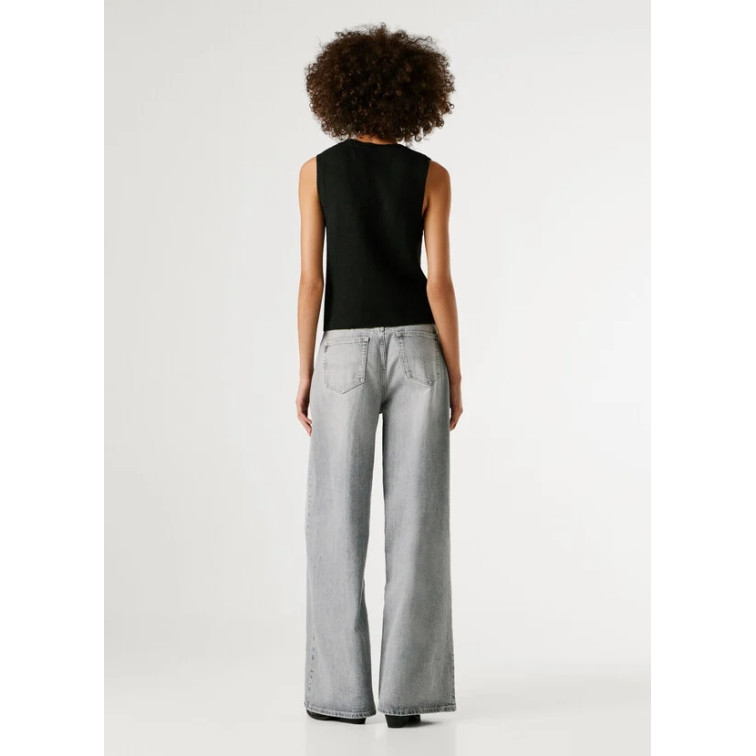 jeans femme  pepe jeans wide leg jeans uhw jaimy