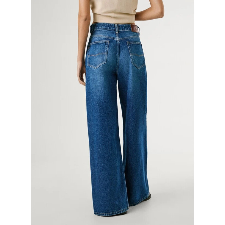 jeans femme  pepe jeans wide leg jeans uhw jaimy
