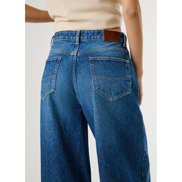jeans femme  pepe jeans wide leg jeans uhw jaimy