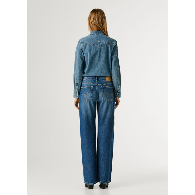 jeans femme  pepe jeans loose st jeans lw nicky