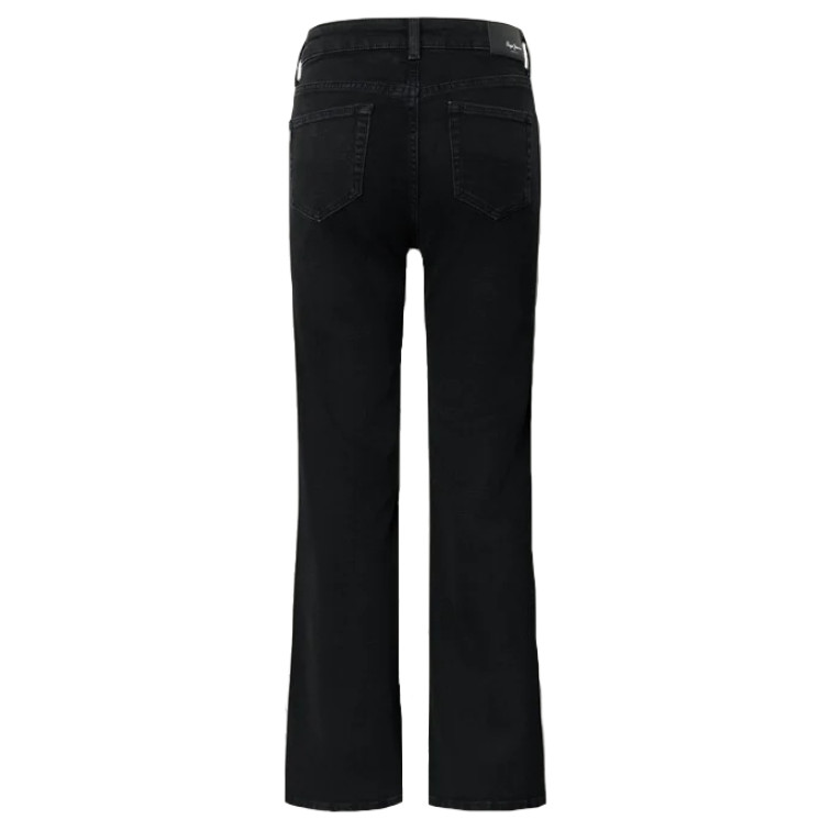 jeans femme  pepe jeans flare hw willa blk