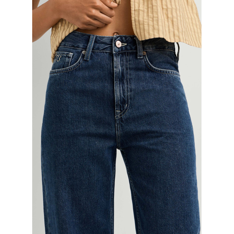 jeans femme  pepe jeans eden hw straight dark stonewas