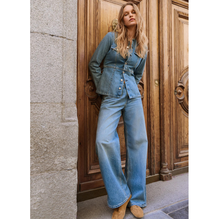 jeans femme  pepe jeans loose straight lw nicky