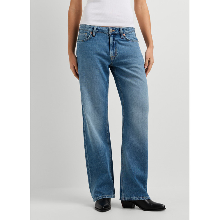 jeans femme  pepe jeans loose straight lw nicky