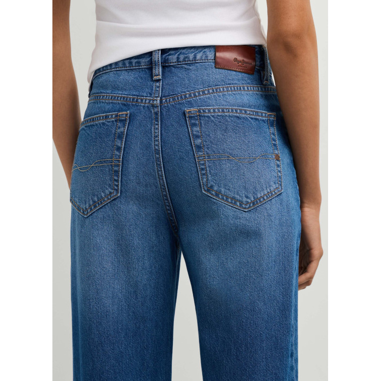 jeans femme  pepe jeans straight jeans uhw lexa